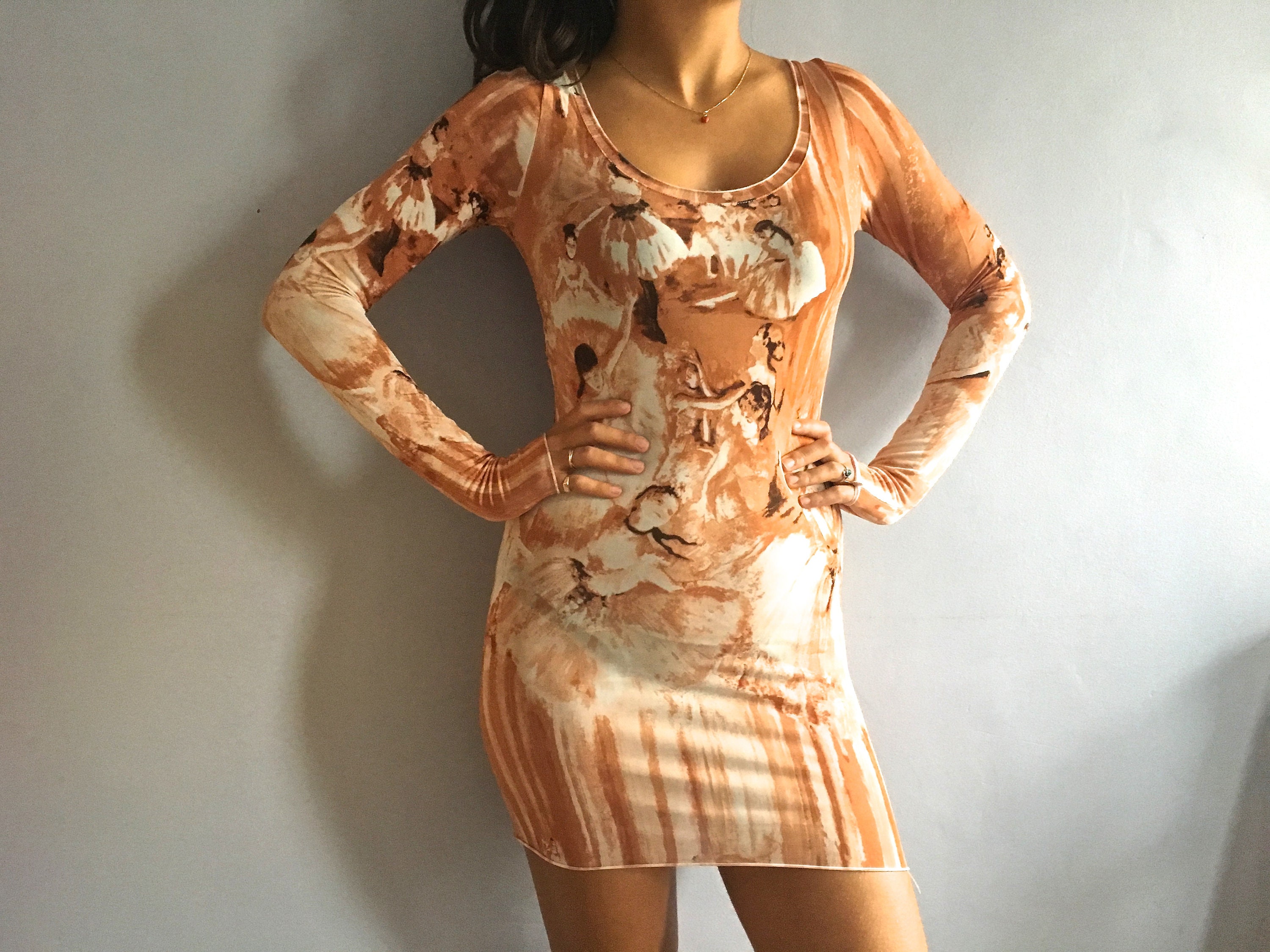Jean Paul Gaultier Knit Top Tunic Ballet Dancers Degas