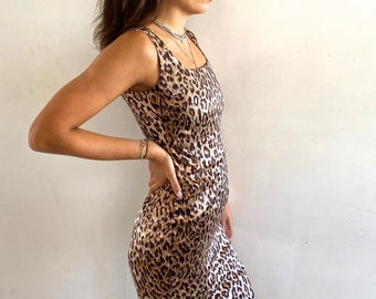 Dolce Gabbana Leopard Dress DG Cheetah Print Dress Dolce and | Etsy