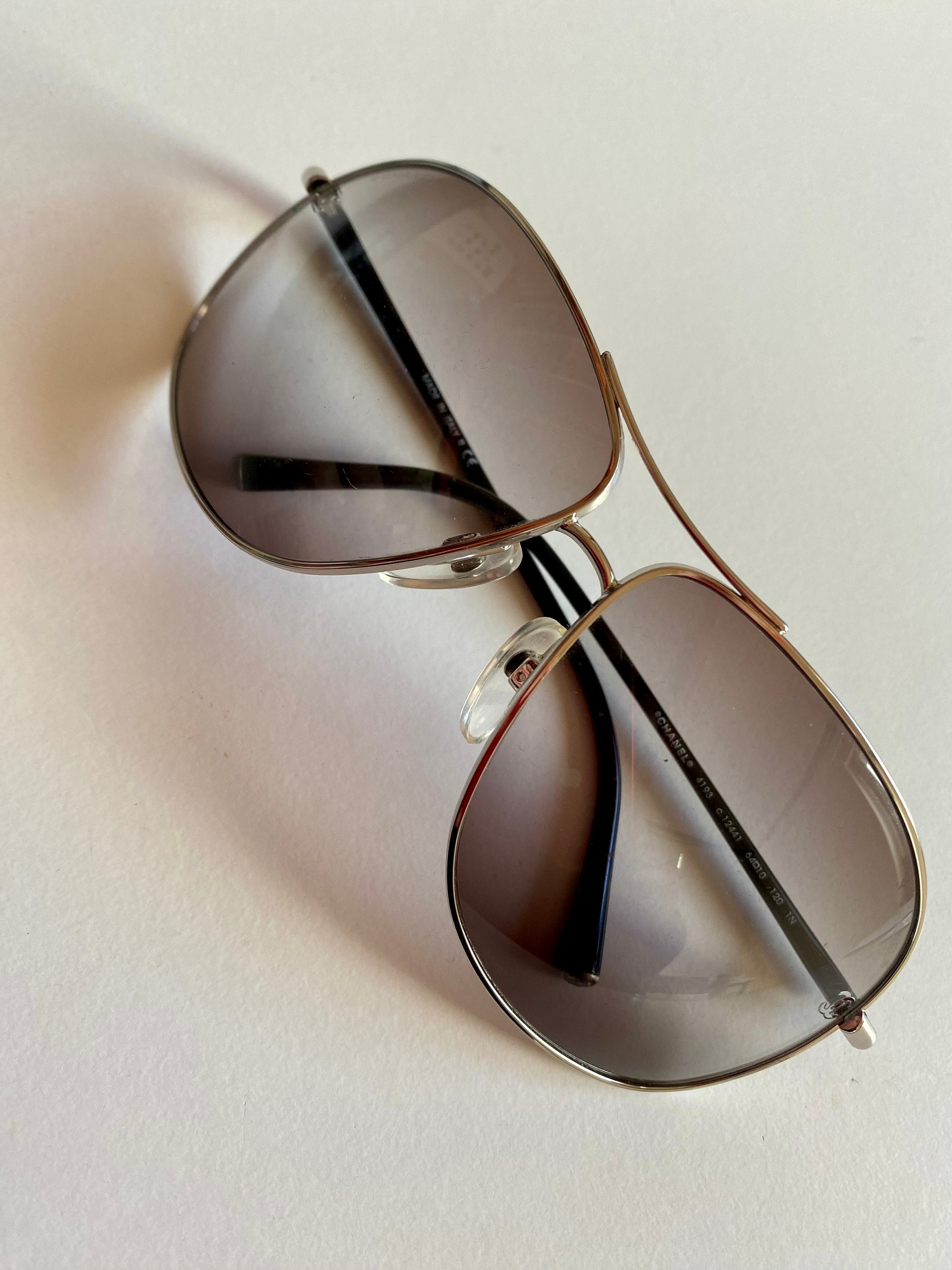 Chanel Aviator Wire Rim Sunglasses Gradient Lenses Chanel Chanel Aviator Wire Rim Sunglasses Gradient Lenses Chanel