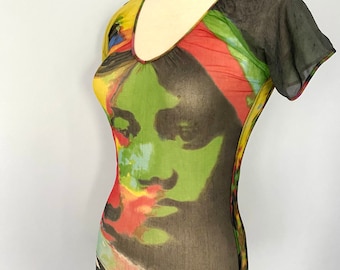 Jean Paul Gaultier Fight Racism Top 90s Gaultier Punk T