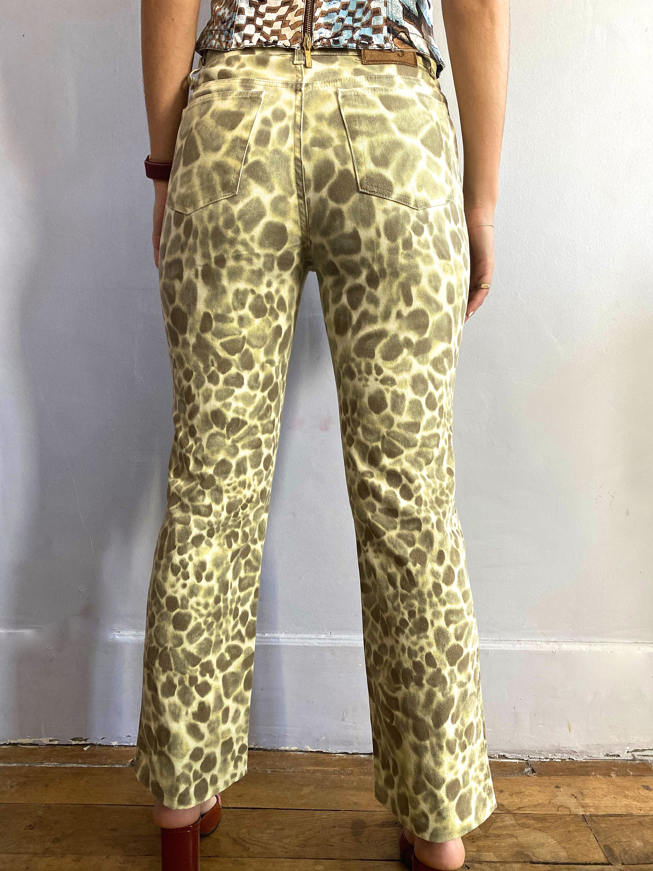 Roberto Cavalli Cat Print Jeans Animal Print Jeans Cavalli Jeans Spot ...