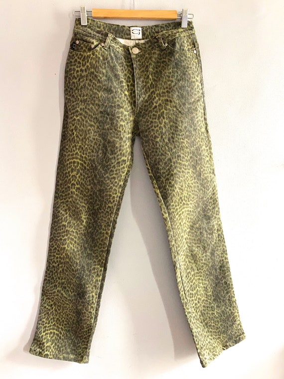 Roberto Cavalli Gym Leopard and Black Legging