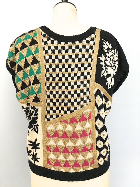 Kansai Yamamoto Sweater Glitter Sweater 80s Kansai Yamamoto - Etsy