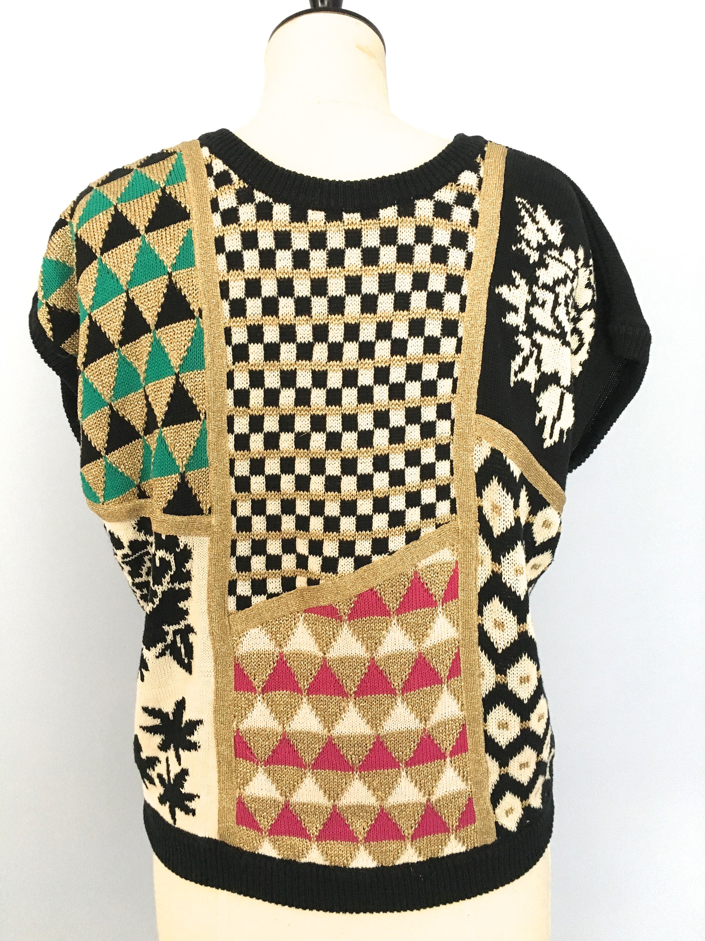 山本寛斎 セーター グリッター セーター 80年代 山本寛斎