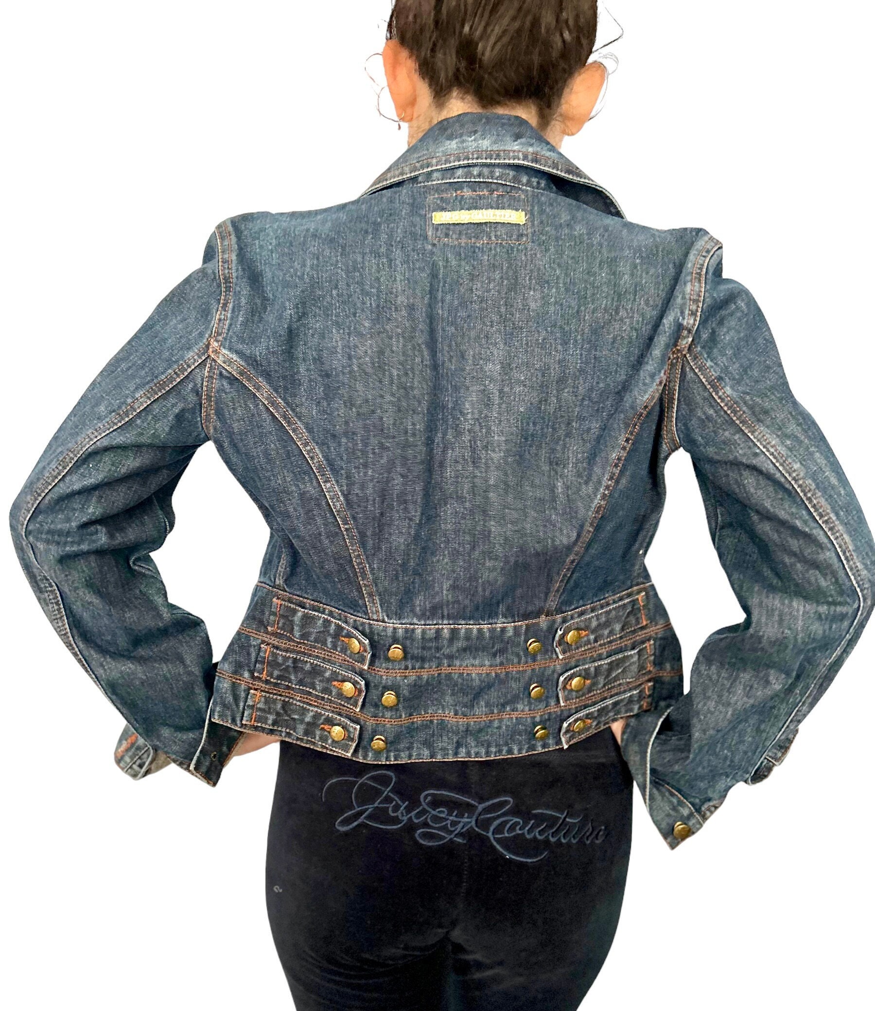 JPG.JEAN’S BY GAULTIER, Denim Jacket Jean Paul Gaultier Vintage Men's Denim Jacket Y2K 80s 90`s