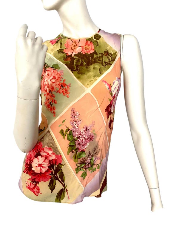 vintage italy製 JEAN PAUL GAULTIER silk Jean Paul Gaultier Silk Button Top – The Vintage Twin