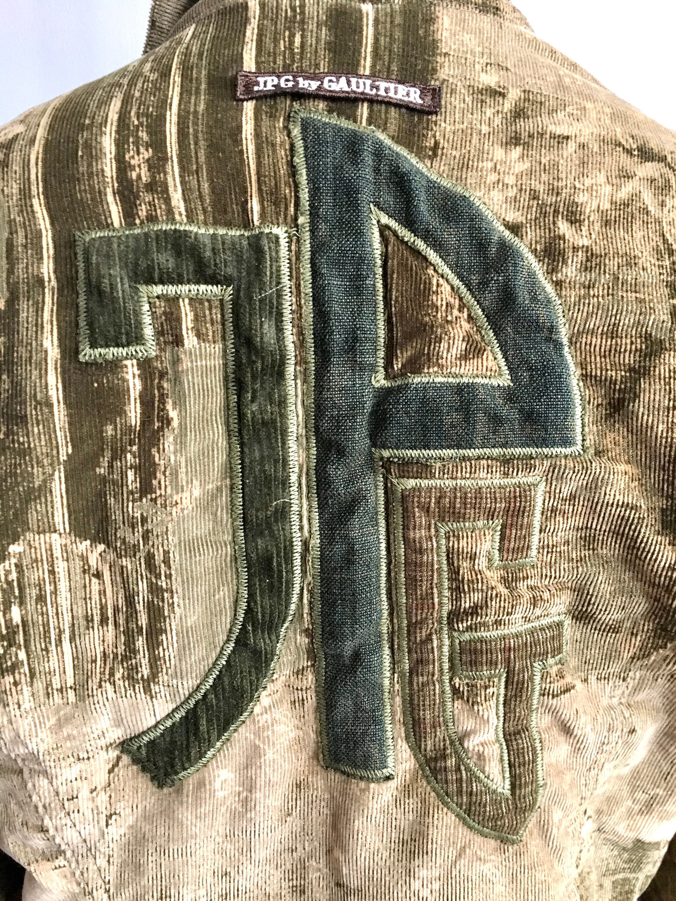 Jean Paul Gaultier Patchwork Jacket Gaultier Corduroy Patch