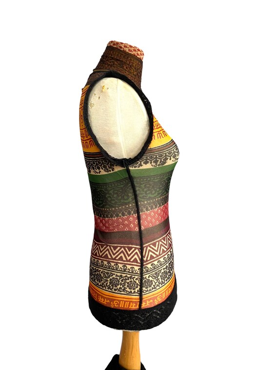 Gaultier Cyberbaba Patchwork Top Jean Paul Gaultier Maille Gaultier Cyberbaba Patchwork Top Jean Paul Gaultier Maille