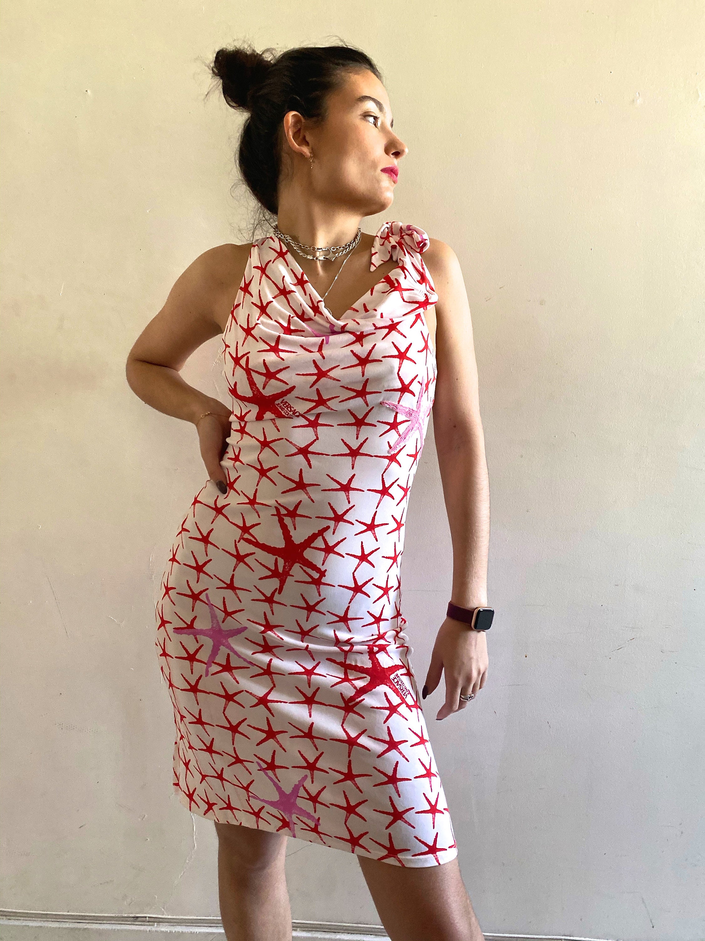 Versace Starfish Dress Vintage Versace Jeans Couture Star