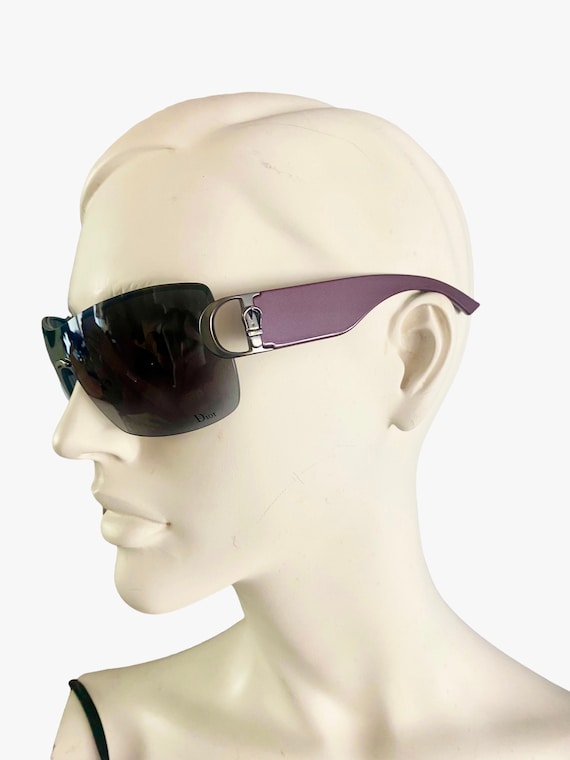 Dior Buckle 1 mask sunglasses Galliano Dior shiel… - image 1