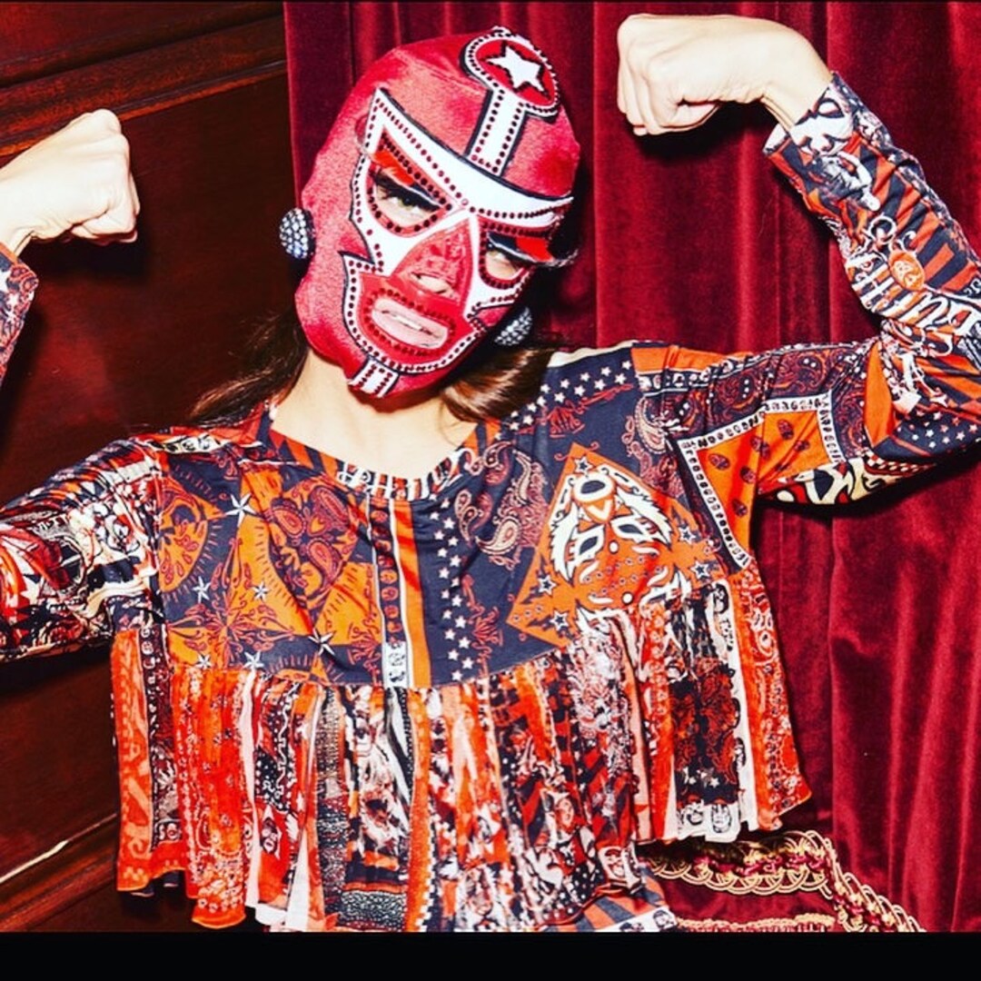 Gaultier Lucha Libre Top Jean Paul Gaultier Luchador Ruffled