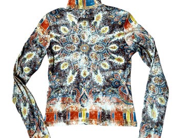 ジュニアゴルチエ　JUNIOR GAULTIER レオパード 柄　ロングTシャツ ジュニア ゴルチエ ヒョウ柄 T シャツ SS89 ゴルチエ T シャツ