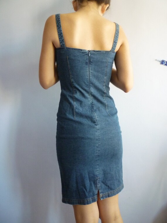 bodycon jean dress