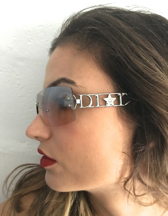 小物 Christian Dior sunglasses rimless star Dior Pink Star Sunglasses – Treasures of NYC