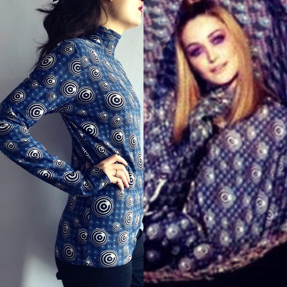 Jean Paul Gaultier Optical Illusion Orb Print Vasarely Knit
