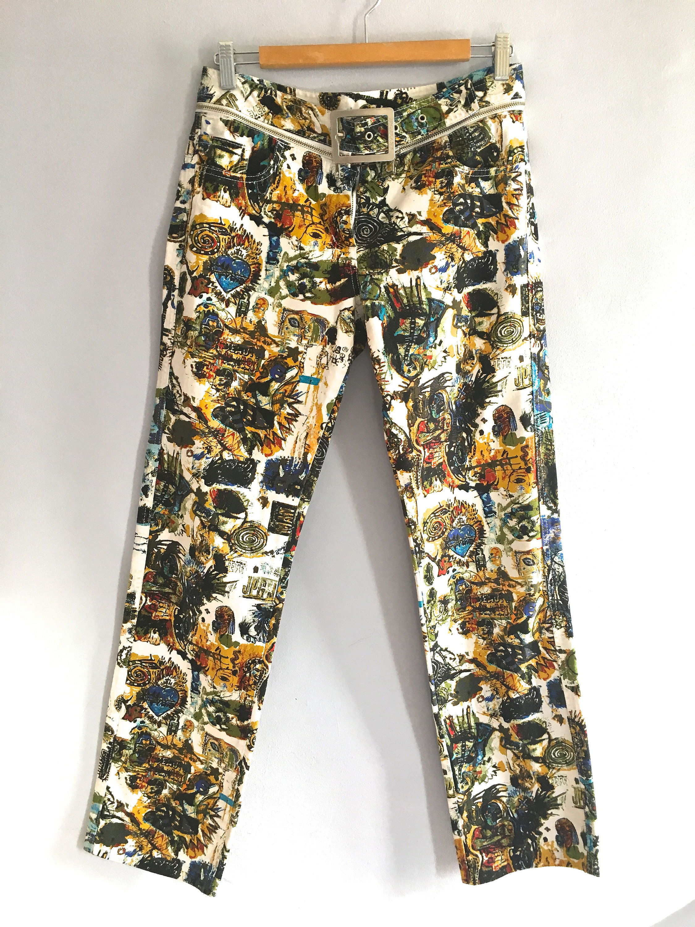 Gaultier Graffiti Jeans Gaultier Basquiat Punk JPG Jean's Gaultier Graffiti Jeans Gaultier Basquiat Punk JPG Jean's