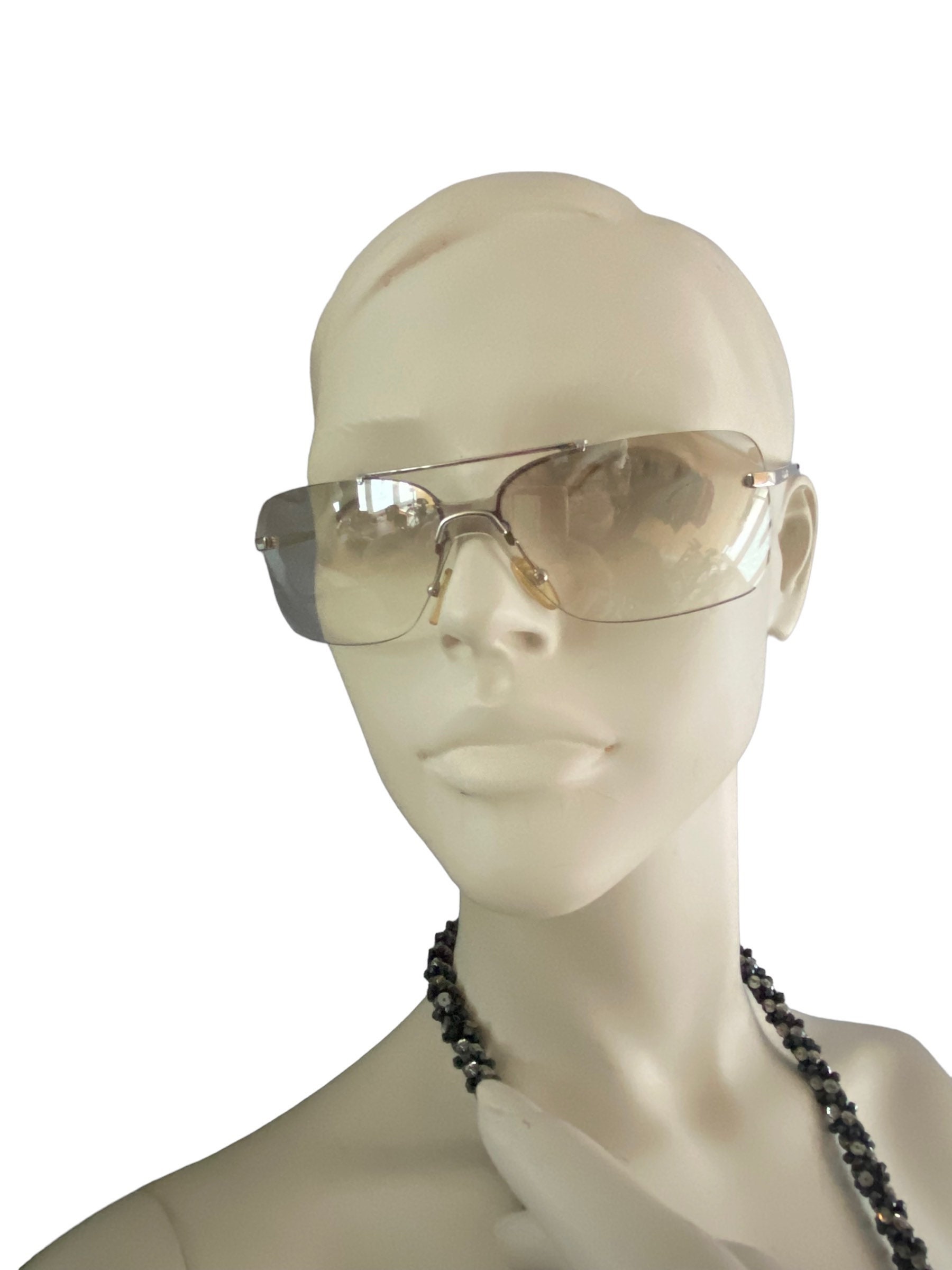 Dior Mini Motard Rimless Sunglasses Galliano for Dior Ombre Dior Mini Motard Rimless Sunglasses Galliano for Dior Ombre