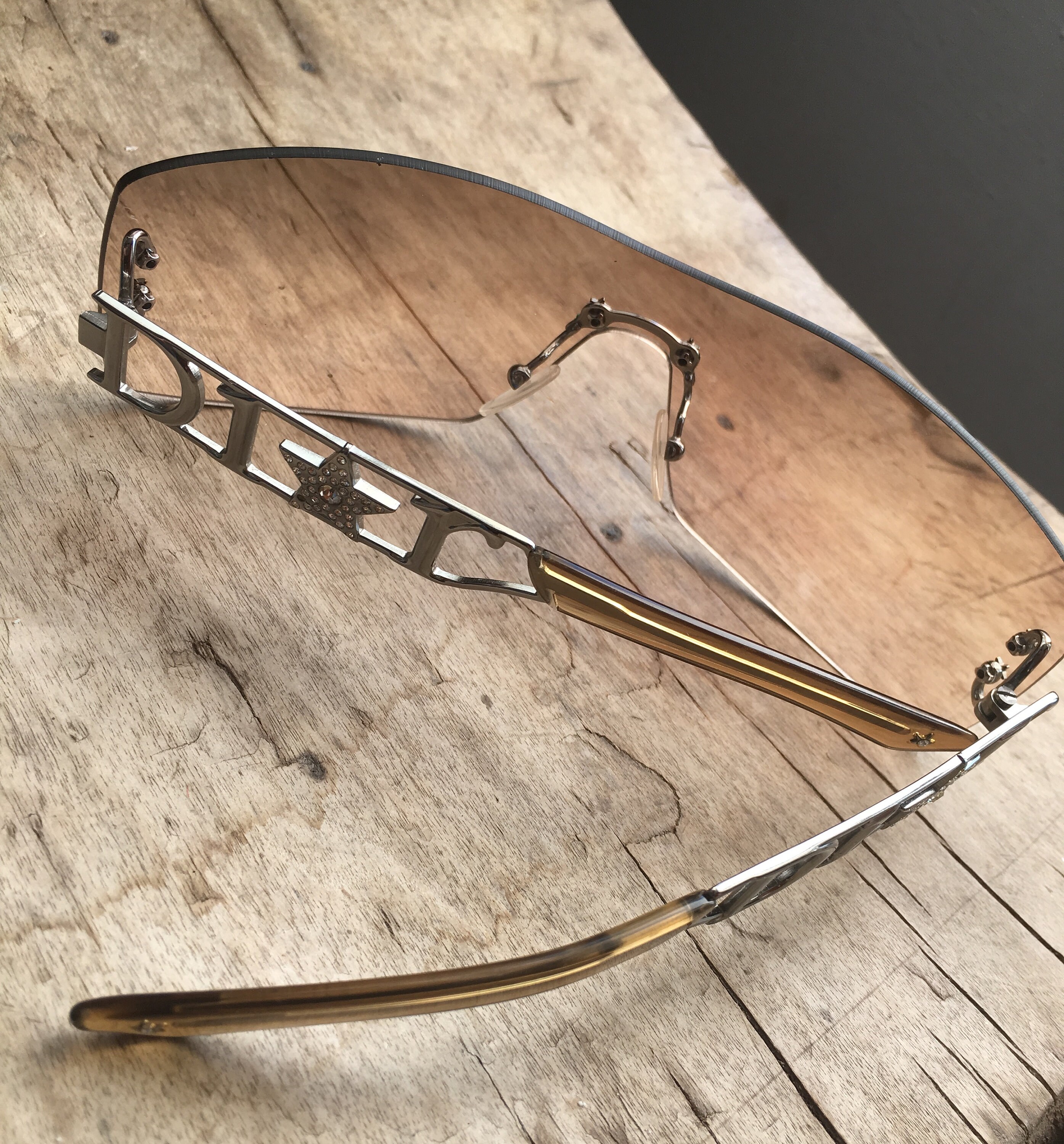 Dior Rimless Sunglasses Galliano for Dior Side Star Diorlywood Sun