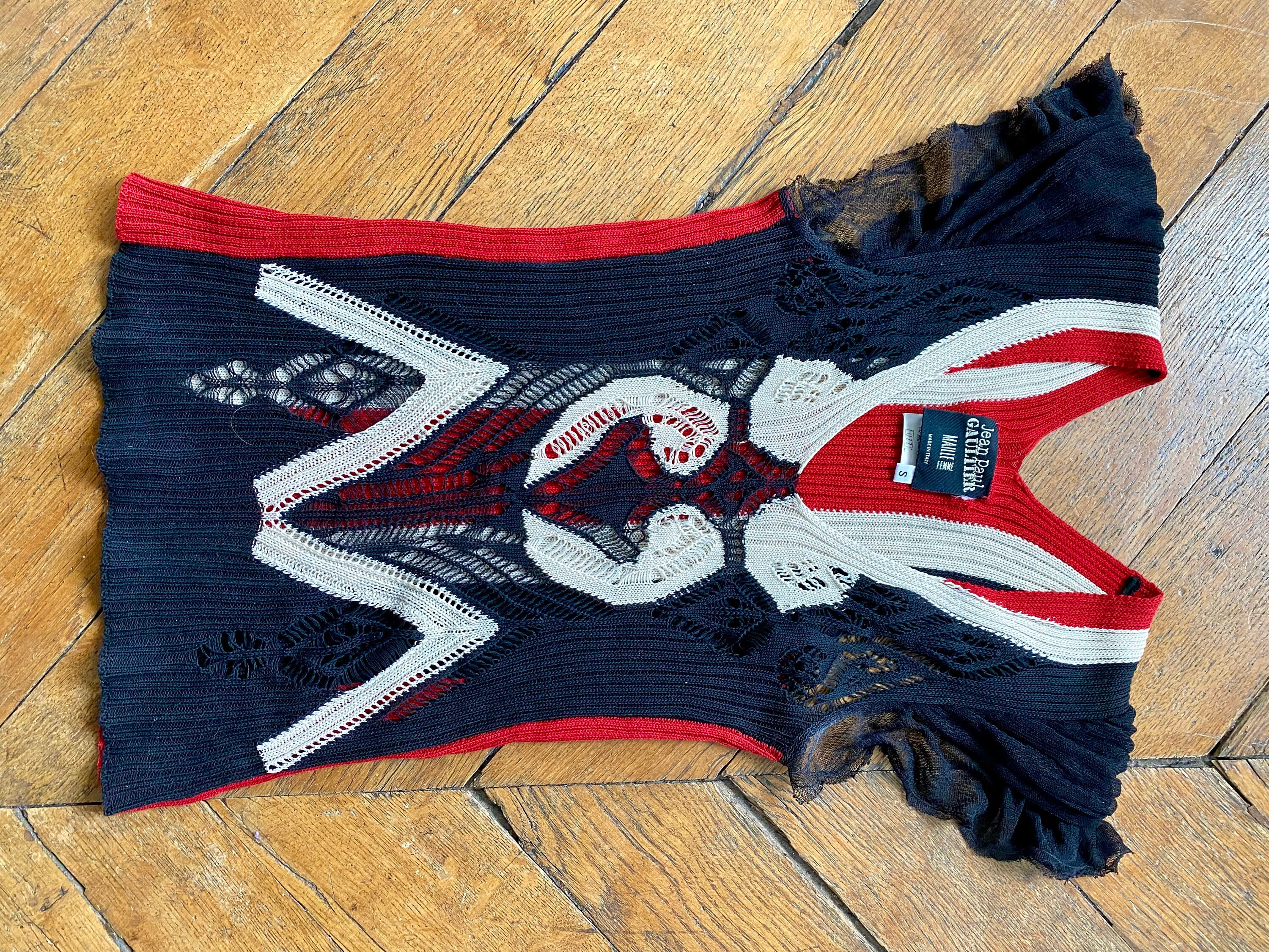 トップス 00s archives jean paul gaultier knit 00s archives jean paul gaultier knit