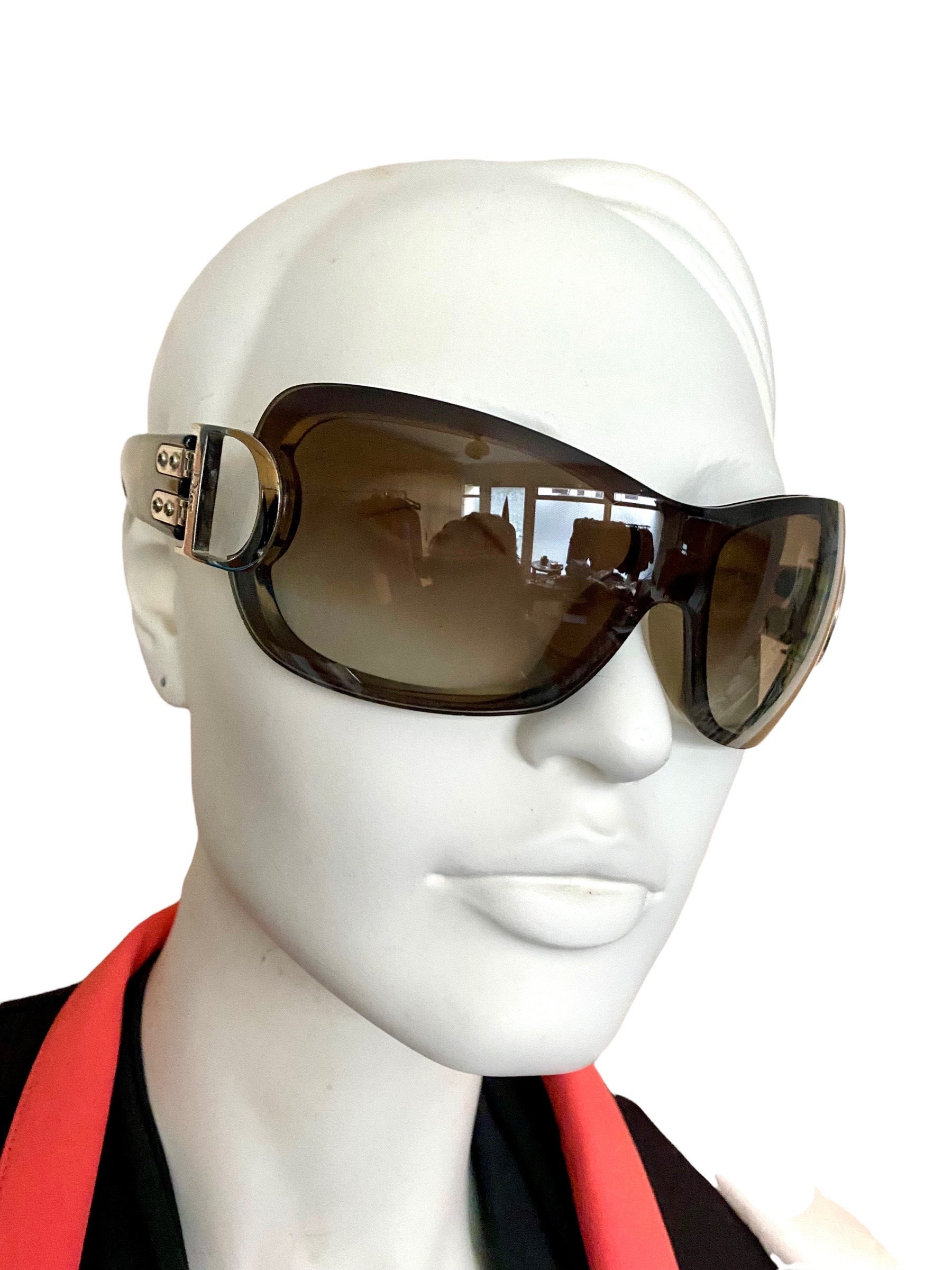 80s Mirrored Christian Dior Ski Goggles