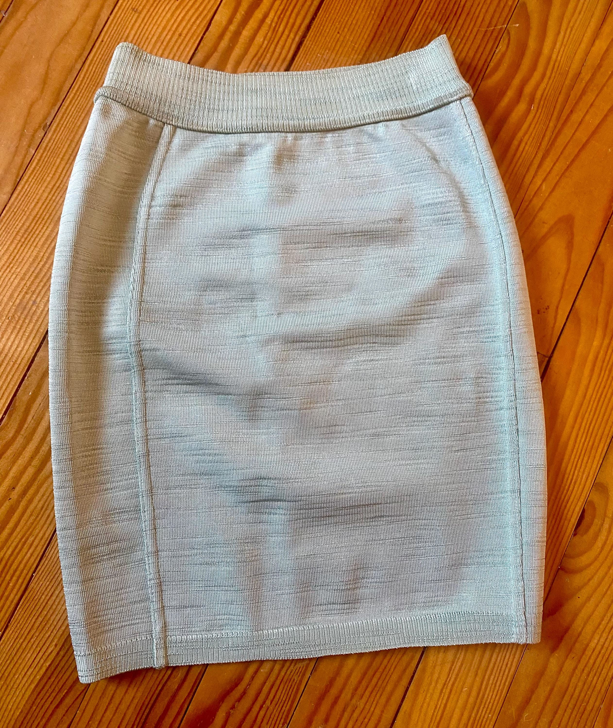 Azzedine Alaïa, Vintage Alaia Knit Bandage Mini Skirt - 90s Bodycon Azzedine Alaia