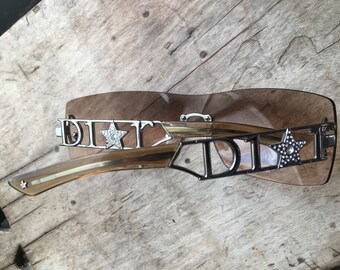 Dior Rimless Sunglasses Galliano for Dior Side Star Diorlywood Sun
