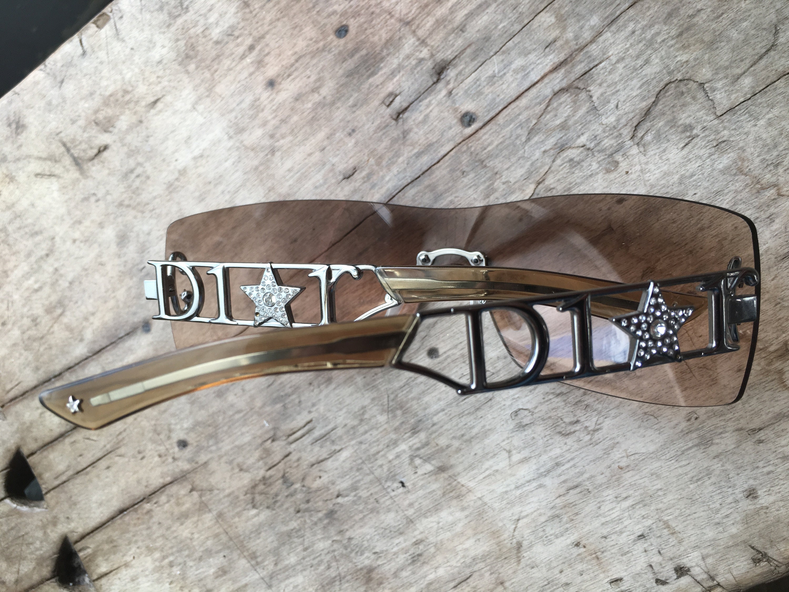 Dior Rimless Sunglasses Galliano for Dior Side Star Diorlywood Sun
