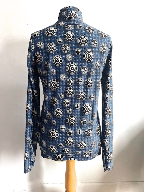 Jean Paul Gaultier Optical Illusion Orb Print Vasarely Knit