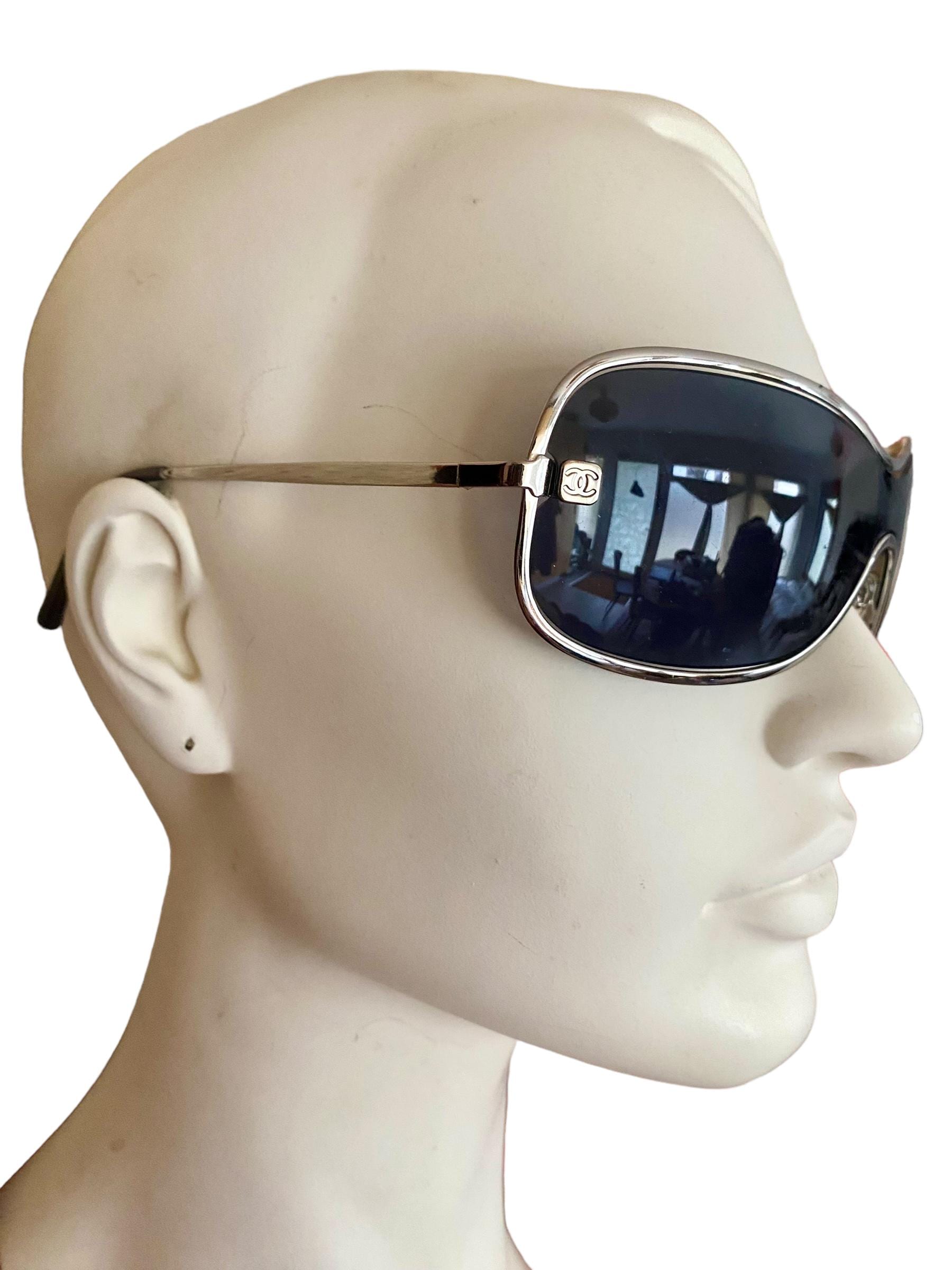 送料無料特集 | 激安の新品・型落ち・アウトレット Chanel Shield Sunglasses Chanel 4064 Wire Frame Floating チーク