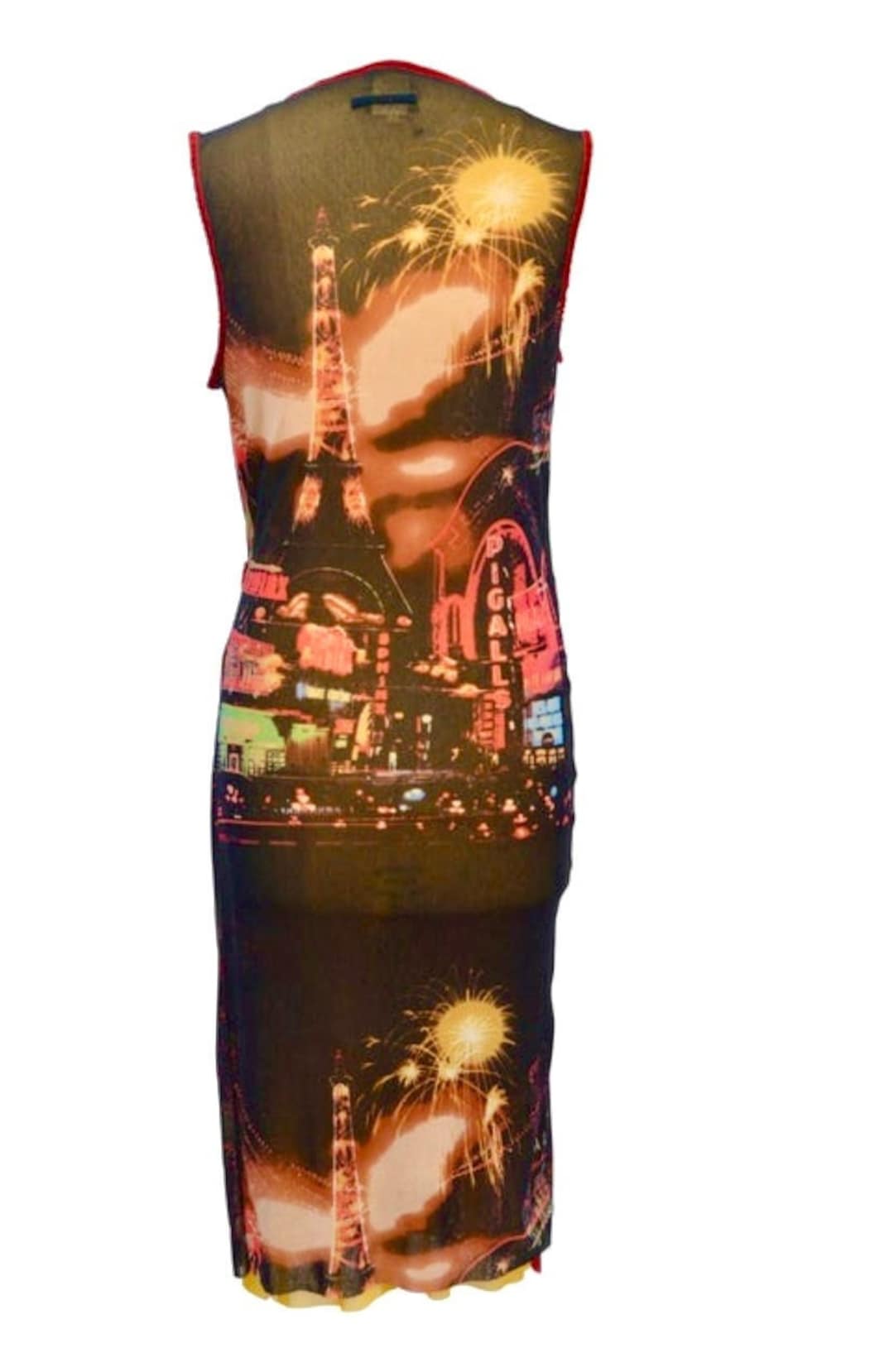 Jean Paul Gaultier Eiffel Tower Print Vintage Gaultier AW 2000