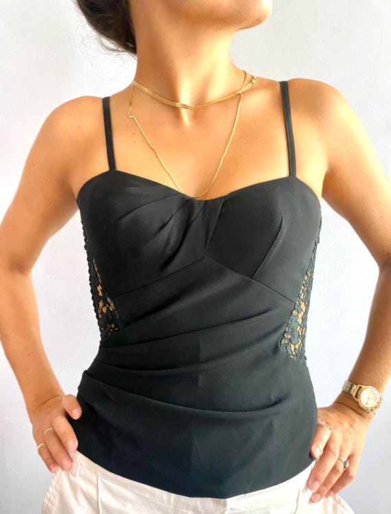 boned bustier top