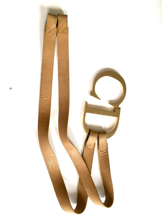 Buy Christian Dior by John Galliano Oversized CD Belt Buckle 