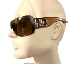 【クリスチャンディオール】ジョンガリアーノ サングラス　リムレス　y2k Dior by Galliano Fire Sunglasses Rimless Crystals