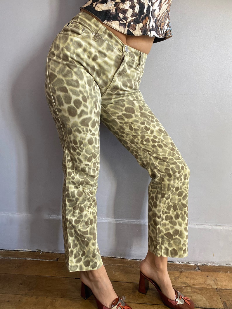 Roberto Cavalli Cat Print Jeans Animal Print Jeans Cavalli Jeans Spot ...