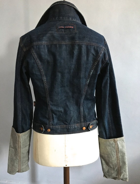 Jean Paul Gaultier Raw Denim Jacket Wide Cuffs 90s Gaultier - Etsy