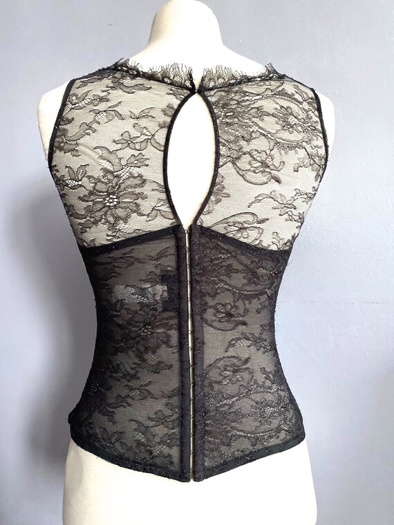 La Perla bustier La Perla sequin and lace boned c… - image 6