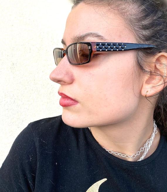 Chanel punk quilted punk sunglasses Chanel mini Y2