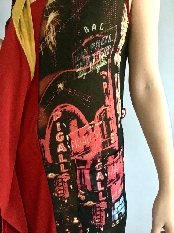 Jean Paul Gaultier Eiffel Tower Print Vintage Gaultier AW 2000