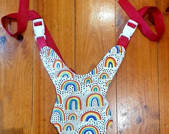 Doll carrier new rainbow fabric