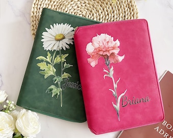 Carpeta personalizada de 100 sobres: Libro de ahorros floral de regalo