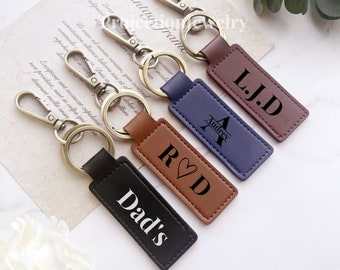 Personalized Leather Keychain, Customized Keychain,Custom Leather Key chain,coordinates key chain longitude latitude keychain,Best Gift