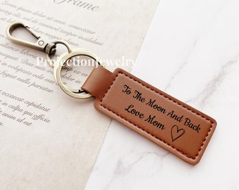 Personalized Leather Keychain, Customized Keychain,Custom Leather Key chain,coordinates key chain longitude latitude keychain,Best Gift