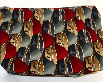 J.Garcia Necktie made into a cosmetic bag