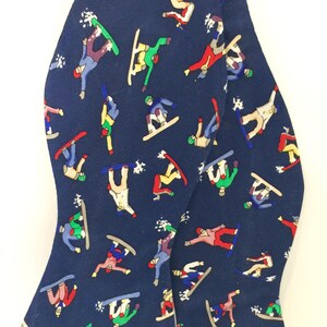 Bow Tie with Colorful Snowboarders image 3