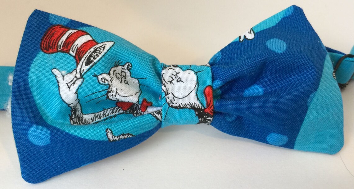 Kids Dr Seuss Cat in the Hat Bow Tie | Etsy