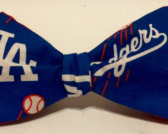 Kids pre tied LA Dodgers bow tie