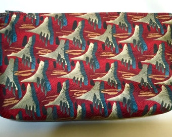 J.Garcia Necktie made into a cosmetic bag