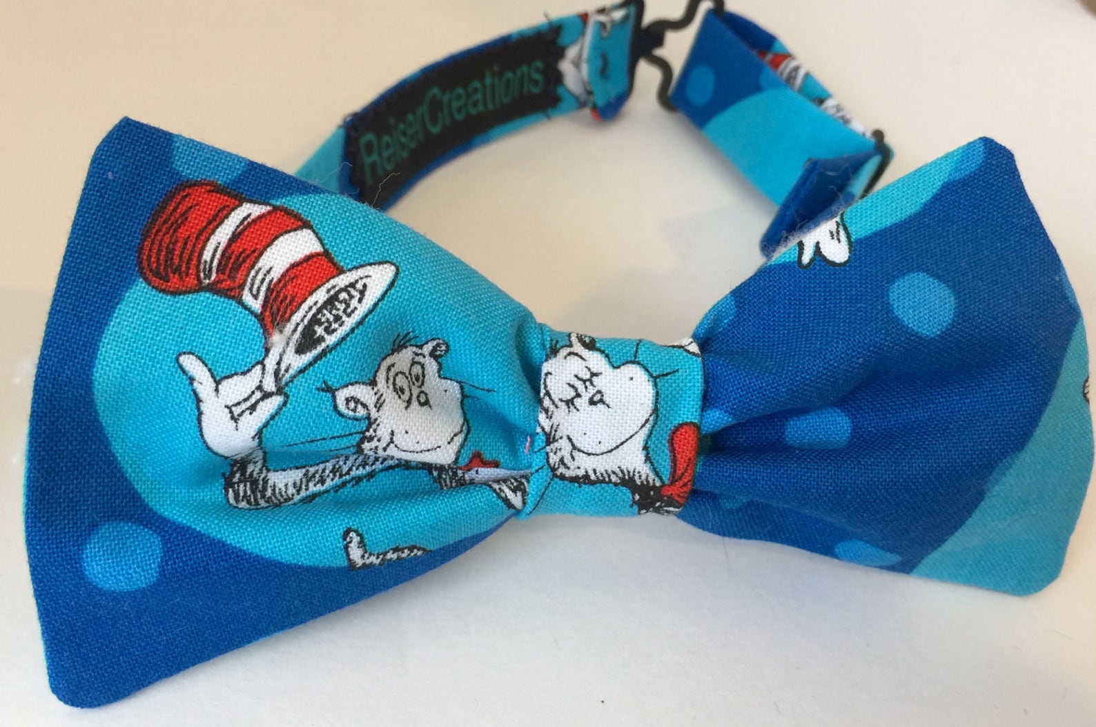 Kids Dr Seuss Cat in the Hat Bow Tie | Etsy