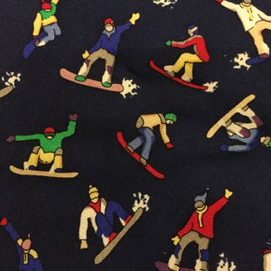 Bow Tie with Colorful Snowboarders image 4