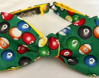 Pool Players Freestyle Bow Tie